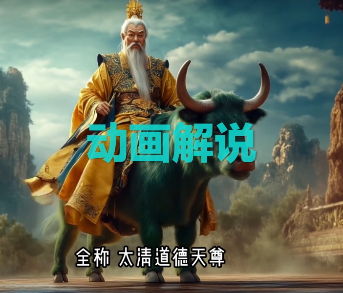 道德天尊 象征宇宙根源与终极真理