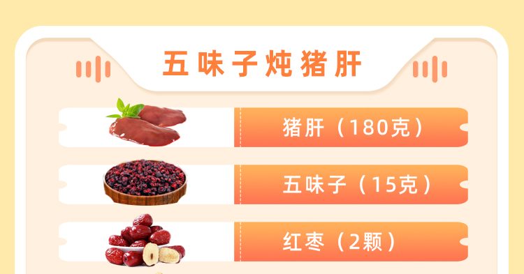 第6期群食疗分享 五味子炖猪肝 失眠多梦